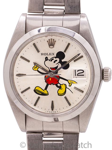 rolex 6694 mickey mouse|rolex oysterdate mickey mouse.